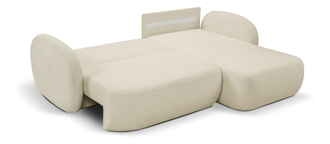 Rohová sedacia súprava Onyx (krémová) (P)