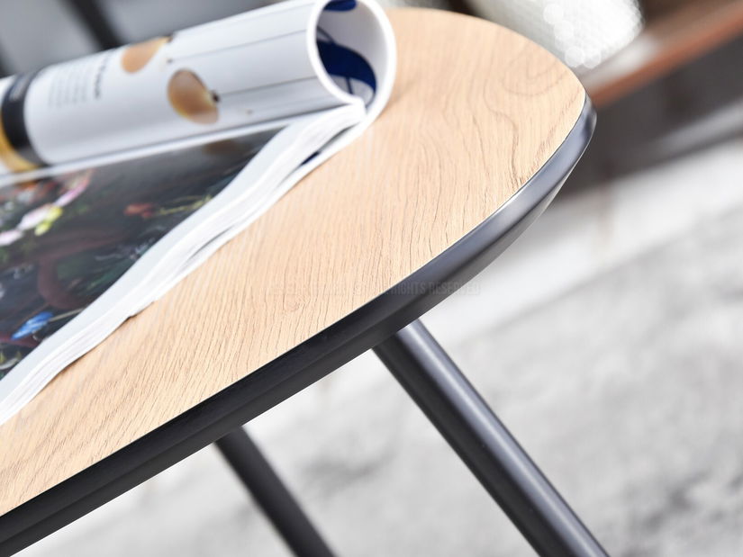 Stolić za kavu Rossi Zest Xl (sonoma + crna)