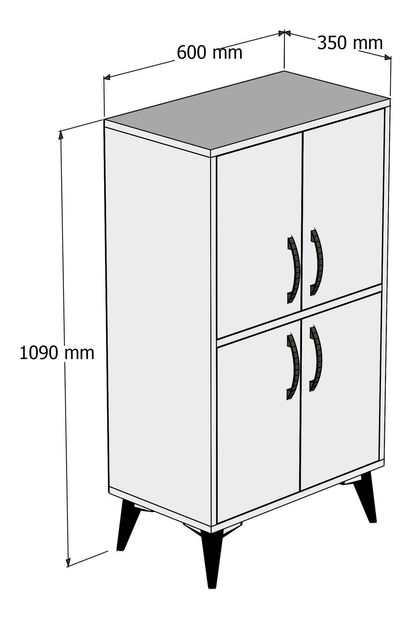 Skrinka Mamala 1 (biela) 