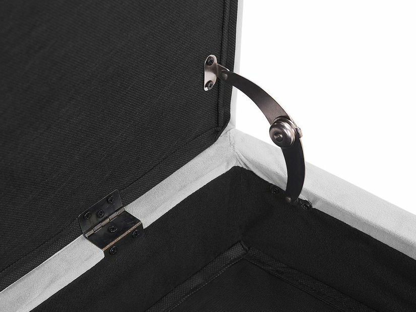 Sofa PLON (poliester) (siva) (s prostorom za odlaganje)