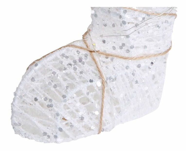 Kültéri medve alakú dekoráció Sarab (fehér) 