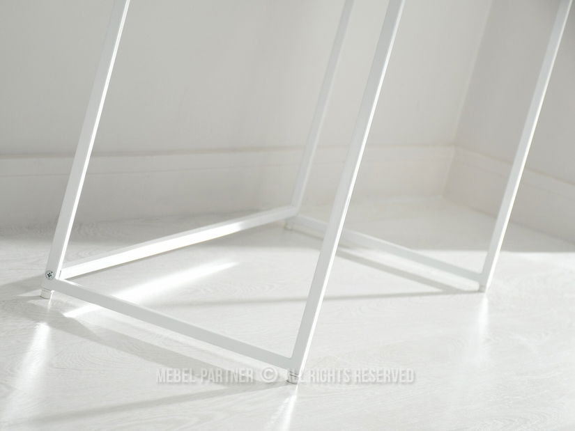 Konzolový stolík Eliash (sonoma + biela)