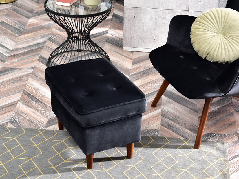 Taburetka Muriera (čierna)