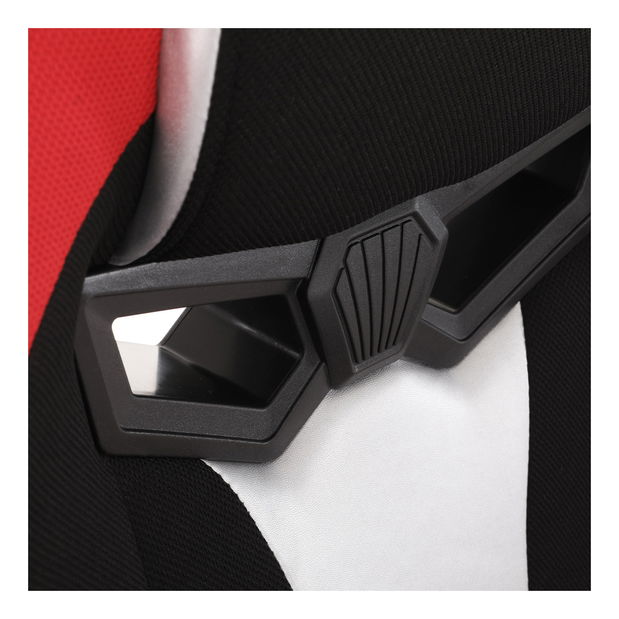 Fotoliu de birou/gaming Ynais-Y340-RED (roșu + Negru + Argintiu)