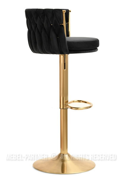 Scaun Adel (negru + auriu)