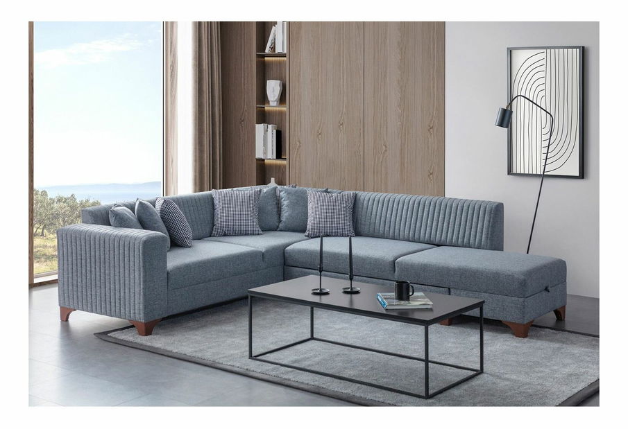 Rohová sedačka Westy (sivá) (P)