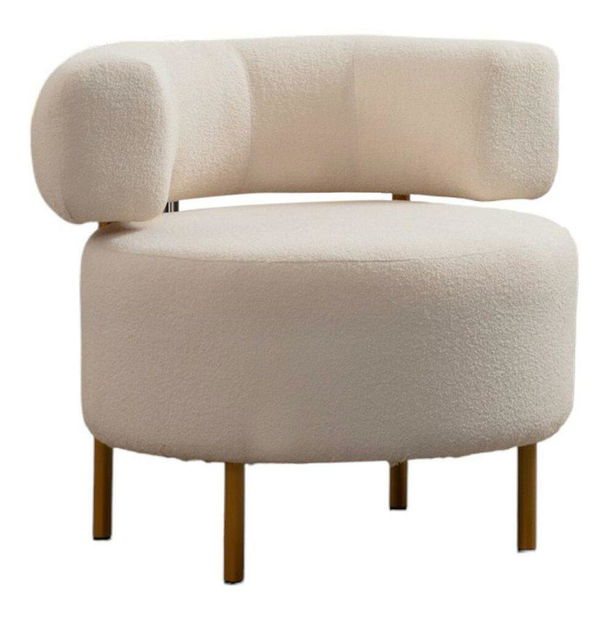 Fotoliu Riverolla (Bej + Auriu)