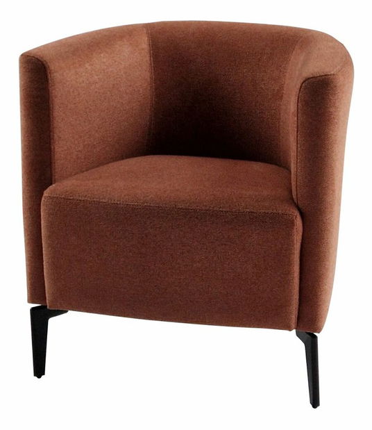 Relaxačné kreslo KARV (terakota + čierna)