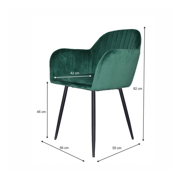 Fotoliu Zirky (Smaragd)