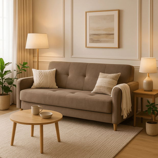 Kanapé Cubico (bézs) 