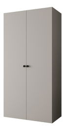 Šatníková skriňa 100 cm Parna 1 (kašmír + čierna)