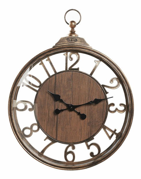 Nástenné hodiny ø 52 cm Asmund (hnedá)
