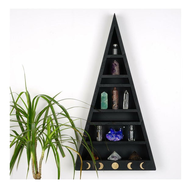 Polica Ketina 6 (čierna) 