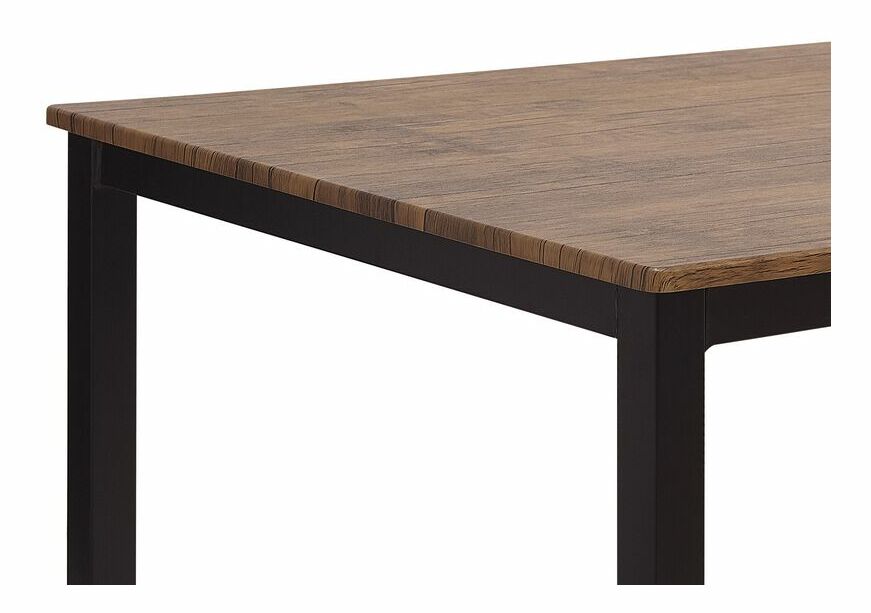 Étkezőasztal Demetria (fekete) (6 fő részére)