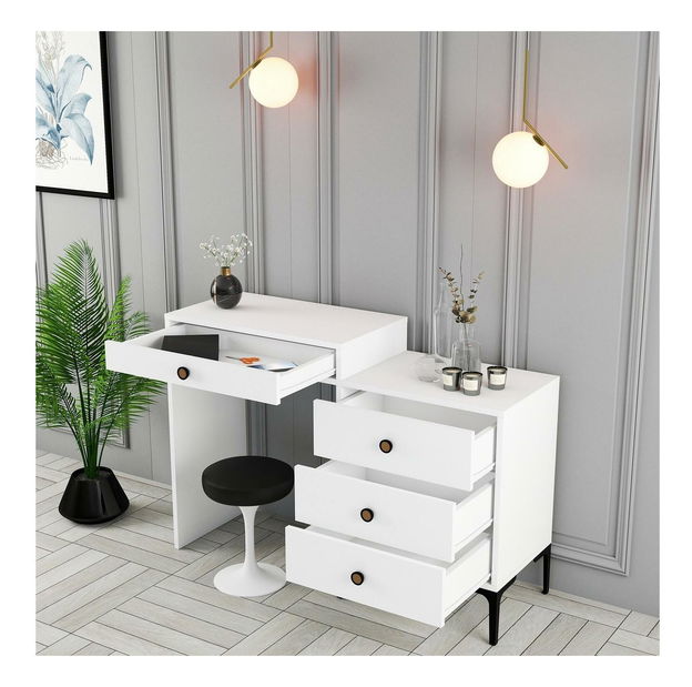 Toaletni stolić Logan 2 (bijela)