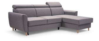 Sarokkanapé Gurana (szürke) (J)