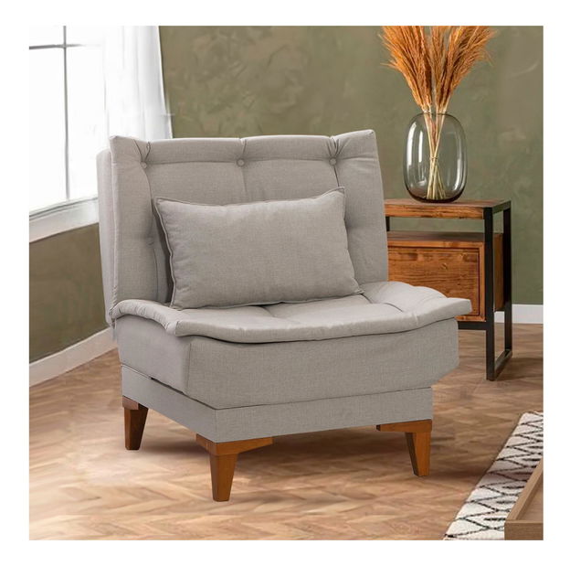 Kreslo Santic (krémová)