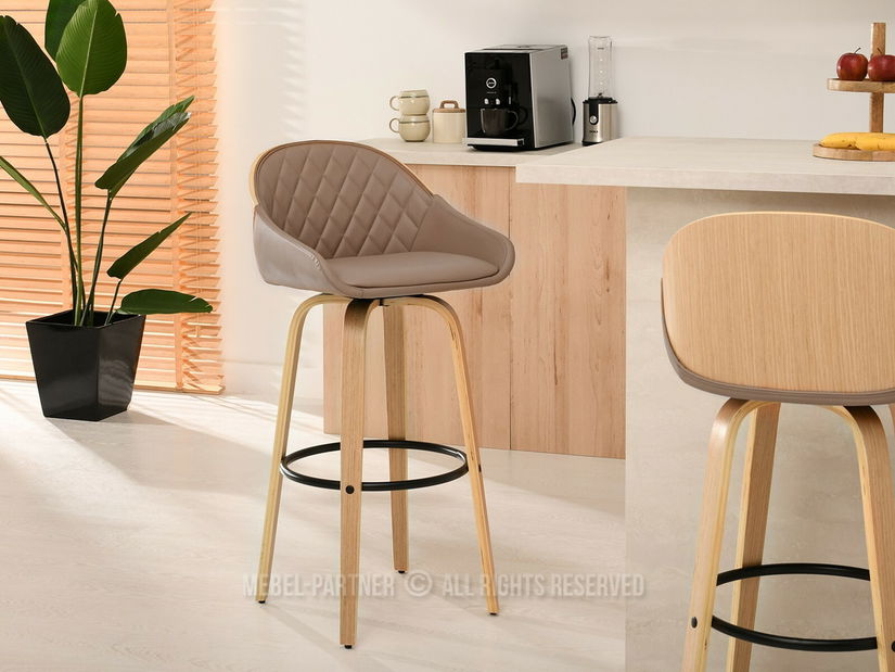 Scaun Hypo (bej + stejar)