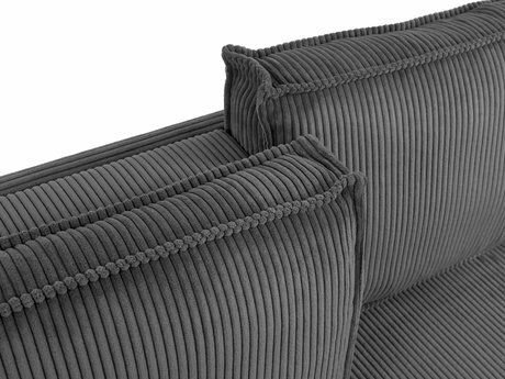 Sofa na razvlačenje Stosono (tamnoplava) (s prostorom za odlaganje)