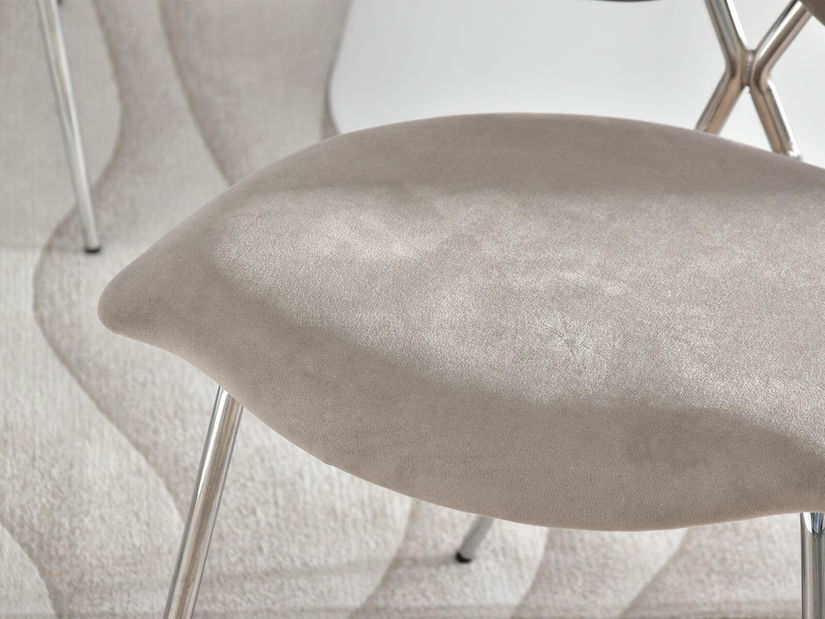 Stolička Wrangler (béžová + chrómová)