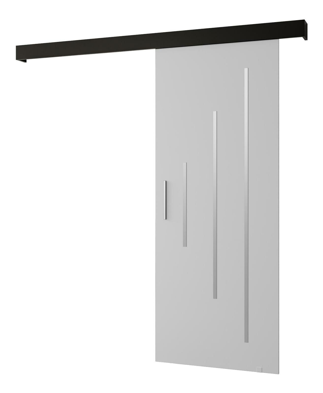 Klizna vrata 70 cm Slavdro 3 (bijela mat + crna mat)