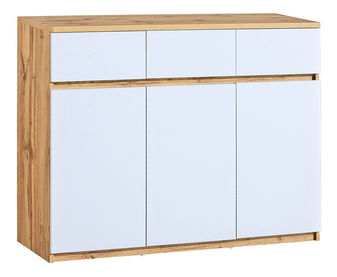 Komoda typ AR6 Alishia (biela + dub wotan)
