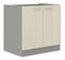 Donji kuhinjski ormarić ispod sudopera Milo 80 ZL 2F BB (siva + krem sjaj)