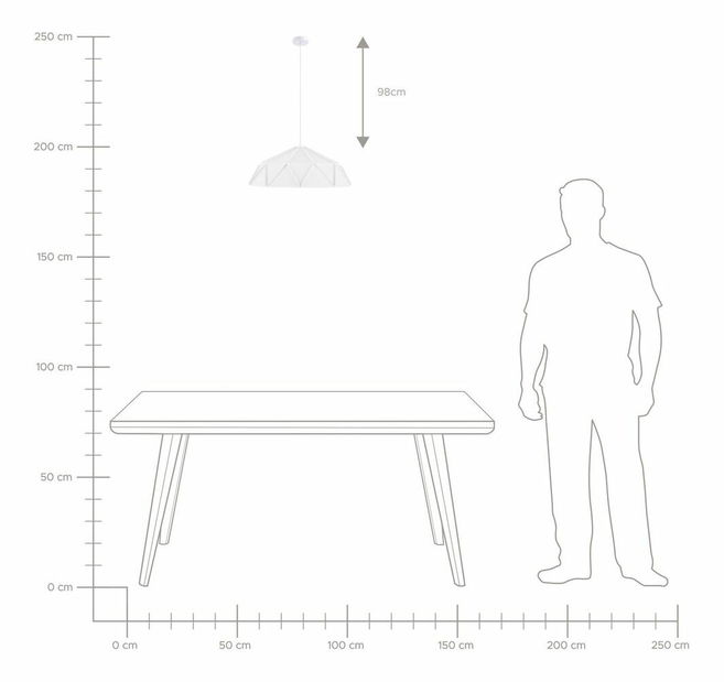 Függő lámpa Somia (fehér)