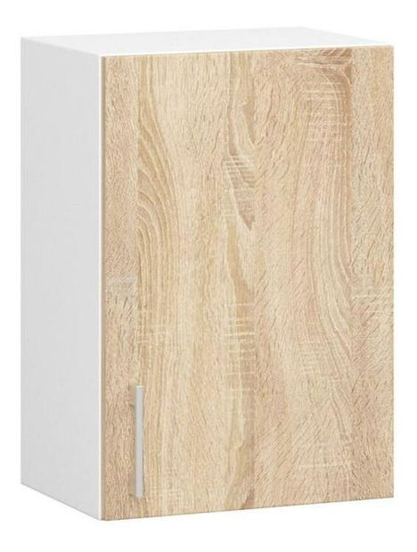 Kuchynská zostava 240 cm Lula TYP2 B (biela + dub sonoma)