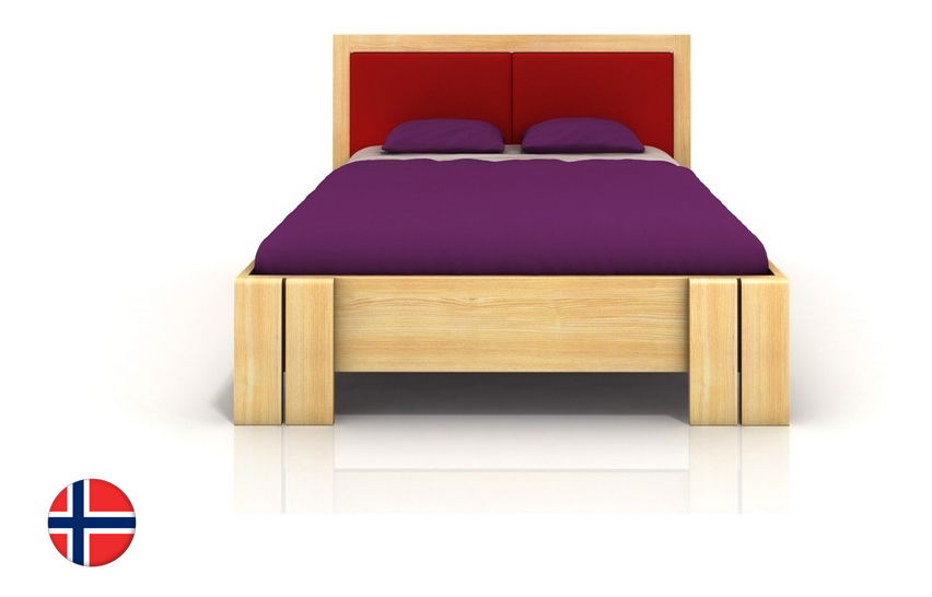 Jednolôžková posteľ 120 cm Naturlig Manglerud High BC (borovica) (s roštom)