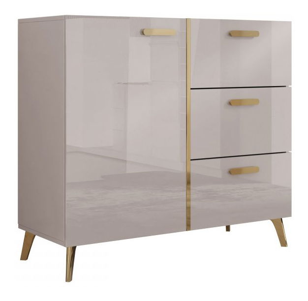 Komód Rostasi 1D3SZ (kasmír fényes + arany)