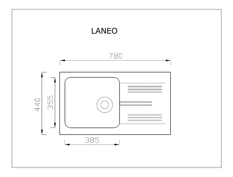 Umivaonik Rub (crna)