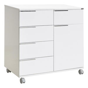 Komoda na kotačima Aderyn 2 (bijela)