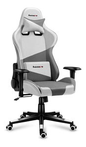 Fotoliu gaming Fusion 6.2 (alb + gri)