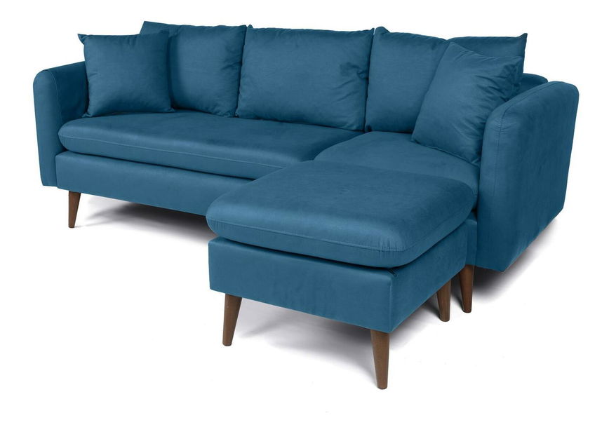 Rohová sedacia súprava Sanfrisco (P) (tmavomodrá)