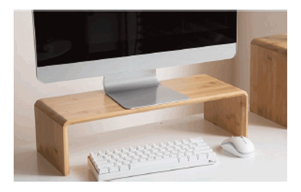 Podstavec pod monitor Elario 1 (bambus + prírodná)