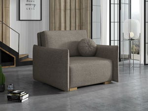 Fotelja na razvlačenje Clovea Glov I (smeđa) (s prostorom za odlaganje)