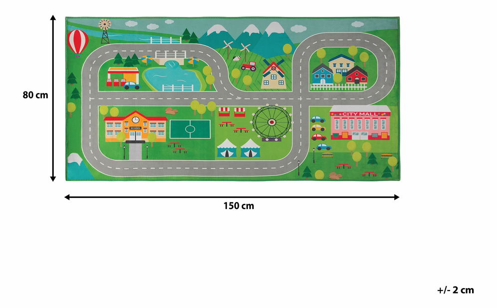 Tepih 150 cm Sevilla (zelena)