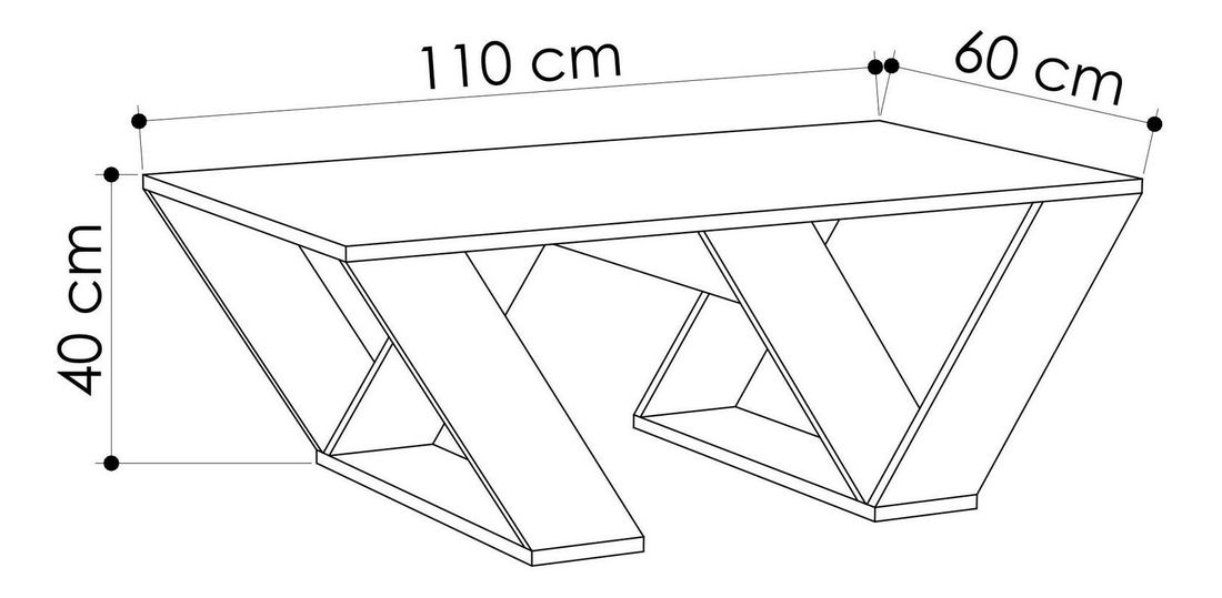 Stolić za kavu Pipa (bijela)