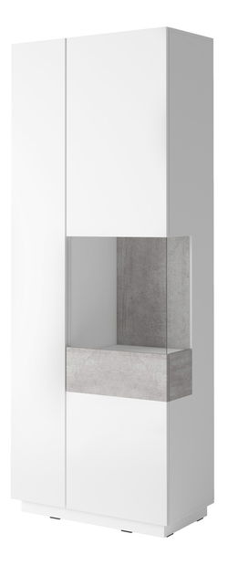 Vitrina Stacey Typ 13 (beton + bijela) *rasprodaja