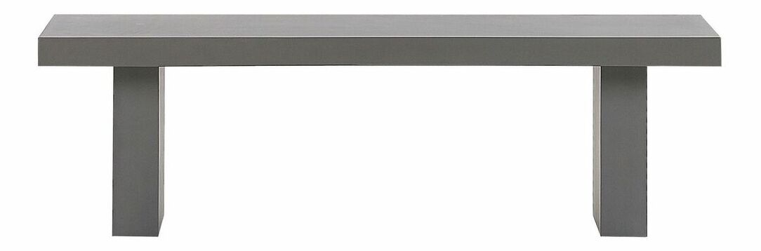 Vrtna klupa TONUTO II (beton) (siva)