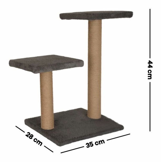 Škrabadlo pre mačky Lussi (antracit)