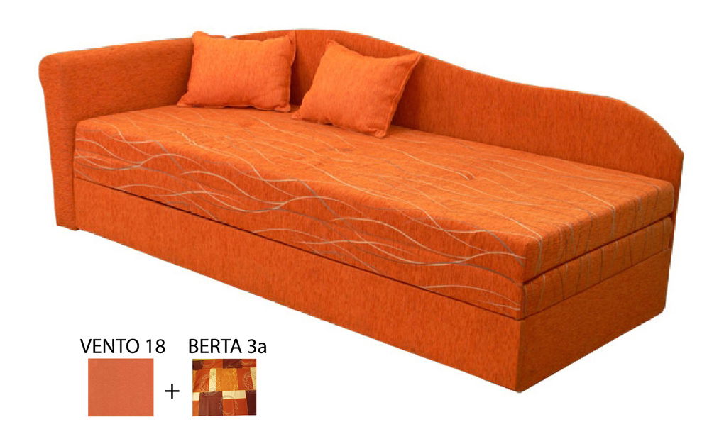 Rozkladacia posteľ (váľanda) 80 až 160 cm Katrhin (s molitanovým matracom) (L) *bazár