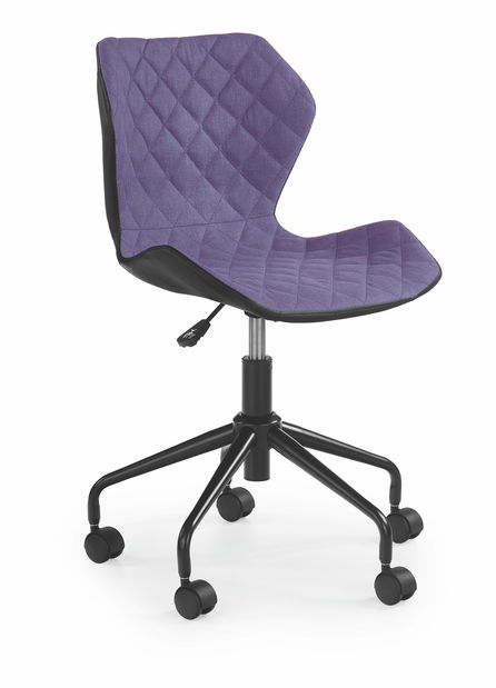 Detská stolička Matrix (fialová + čierna)