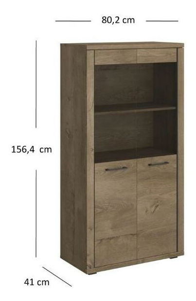 Vitrin Clinecas 2 (lefkas tölgy)