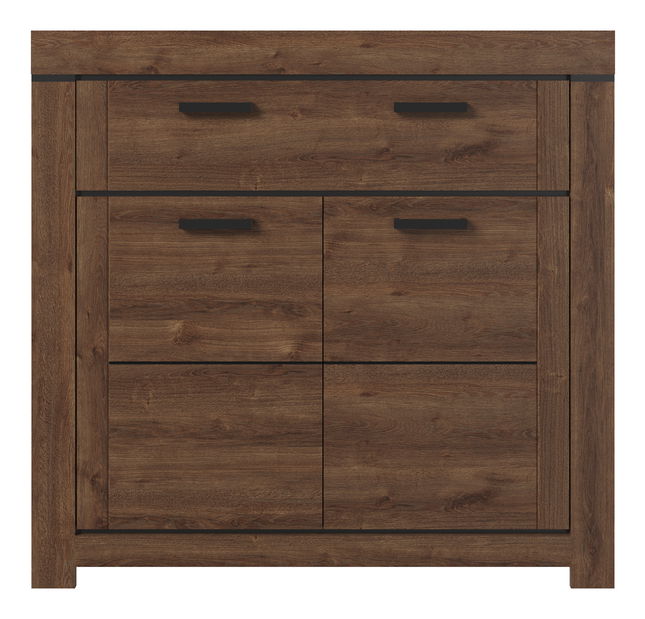 Komoda Britt 2D1S (hrast smeđi)