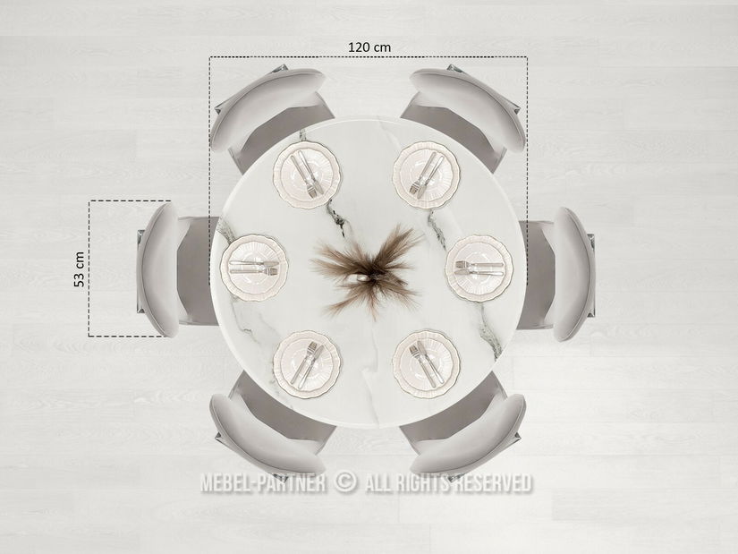 Masă sufragerie Traia (marmură)