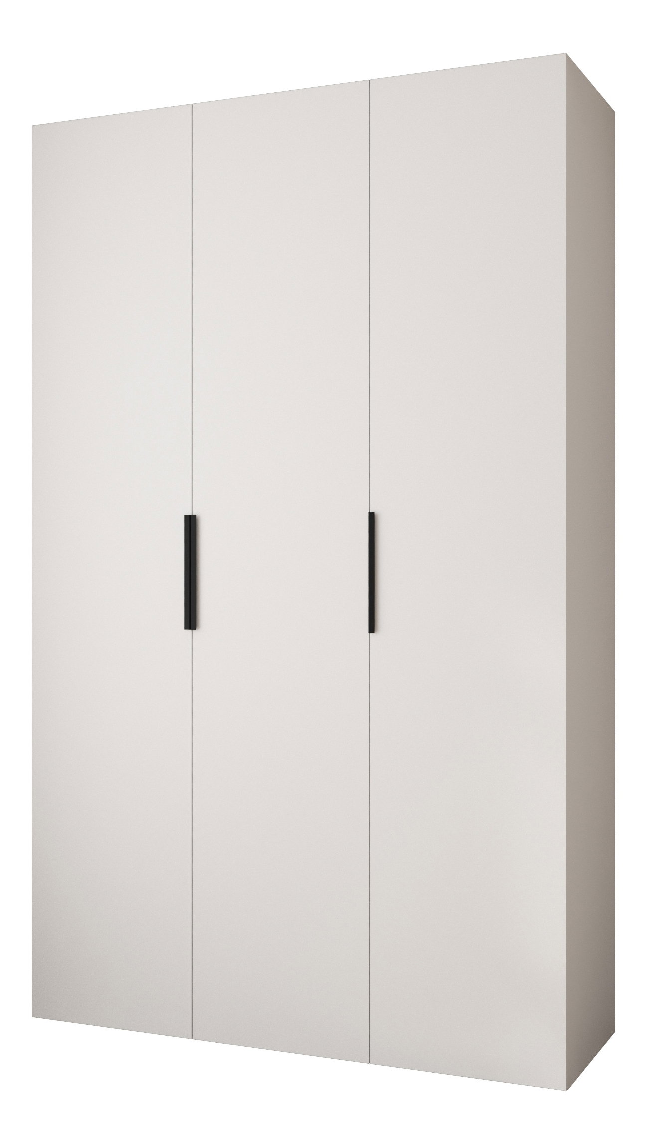 Ruhásszekrény 150 cm Carmela 40-4 (fehér + fekete)