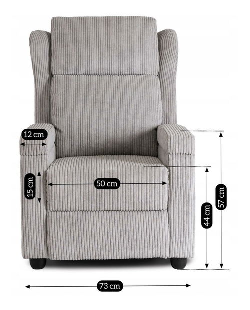 Fotoliu reglabil Suplicios (gri) 