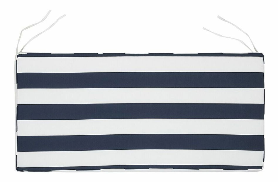 Vrtna klupa 120 cm VESTFOLD (drvo) (plavi jastuk)